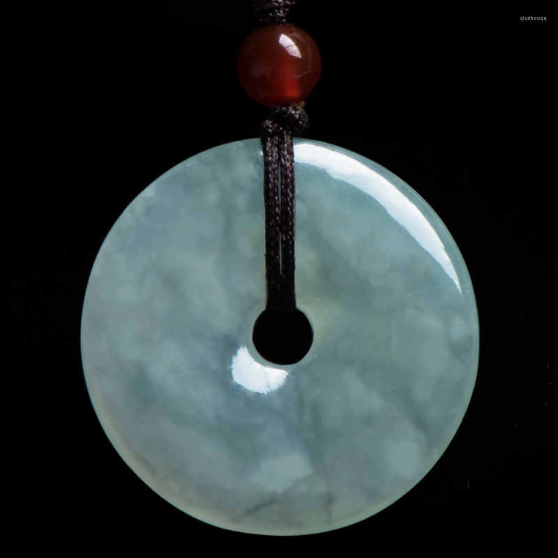 

Chains Colgantes Mujer Moda Handmade Natural Emerald Jade Carved Pendant Necklace Fashion Carving Pendants Jewelry