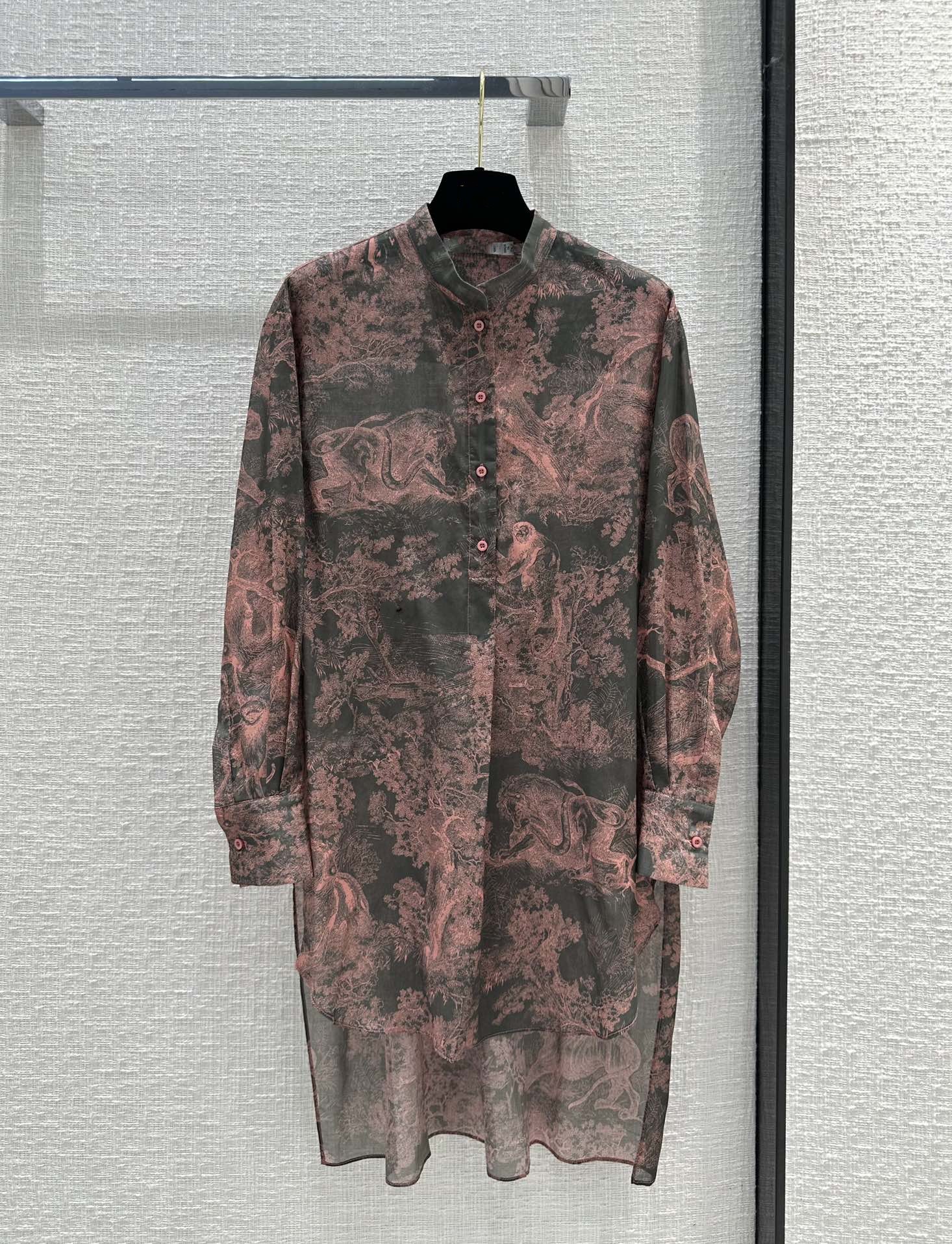 Designer Dresses 2023 New Summer Autumn Print fashion Brand Same Style Dress Milan Runway Dress 0510-7