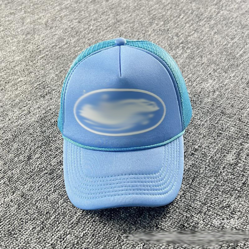 

Ball Caps Truck printed hat high streat fashion trucker cap casual printed baseball caps, Sky blue