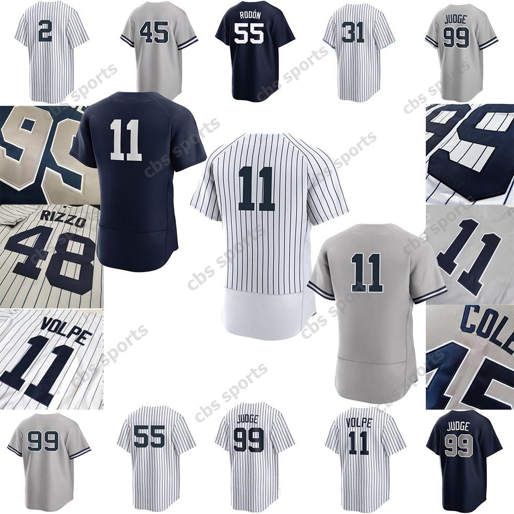 

Aaron Judge 11 Anthony Volpe Jersey 2023 Custom Anthony Rizzo Nestor Cortes Jr. Giancarlo Stanton Aaron Hicks Joey Gallo DJ LeMahieu Gleyber Torres Gerrit Cole Isiah, Men