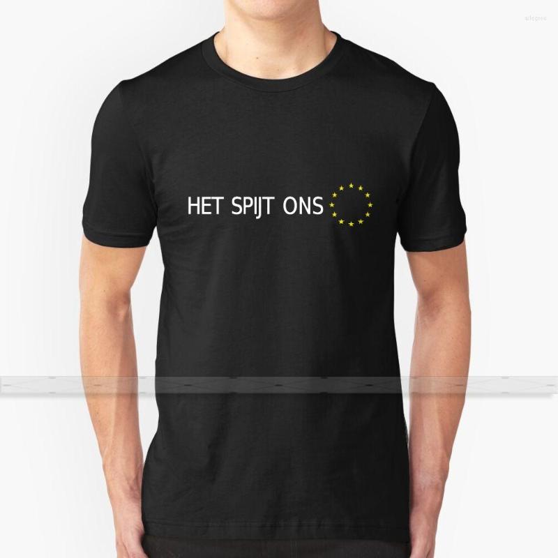 

Men's T Shirts Brexit : We'Re Sorry ( Dutch ) - Shirt Women'S Summer Cotton Tees Est Top Uk Britain Eu, Ftank-black
