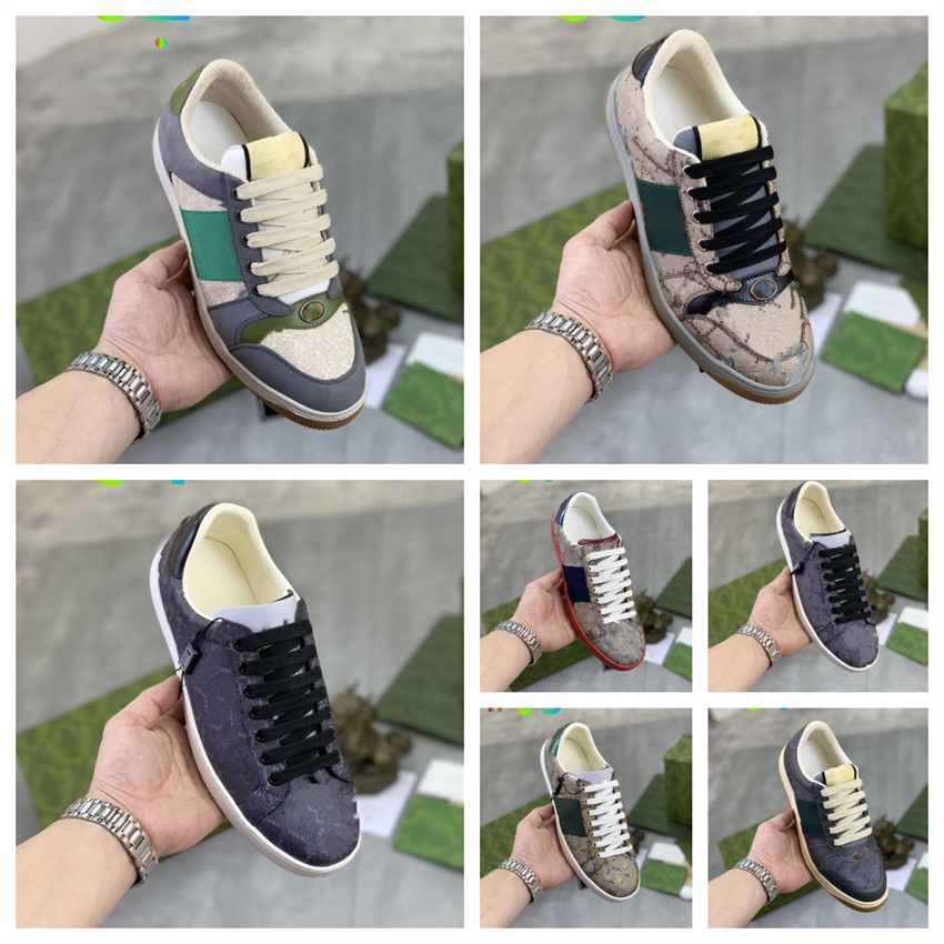 

7 Style Casual G Designer Rhyton Sneakers shoe Men women Trainers Vintage Luxury Chaussures Ladies sport casual Shoes Designers runner Sneakersize 36-47, Model 05