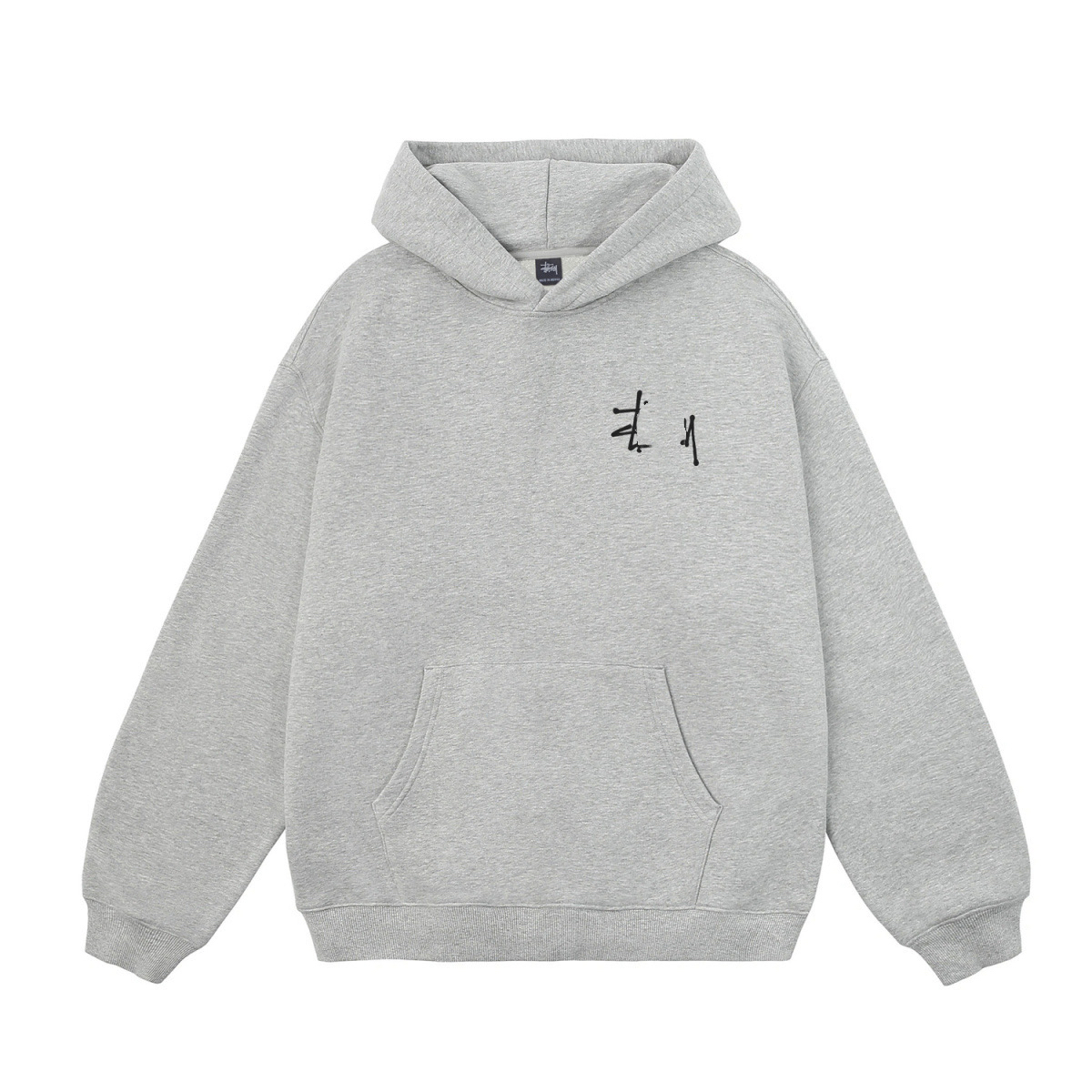 

New Stu ssya Fashion Br Men' and Women' Lovers' Sweater Loose Cotton Base Couple Hoodies Women Men Lx92, Grey (high gram weight)
