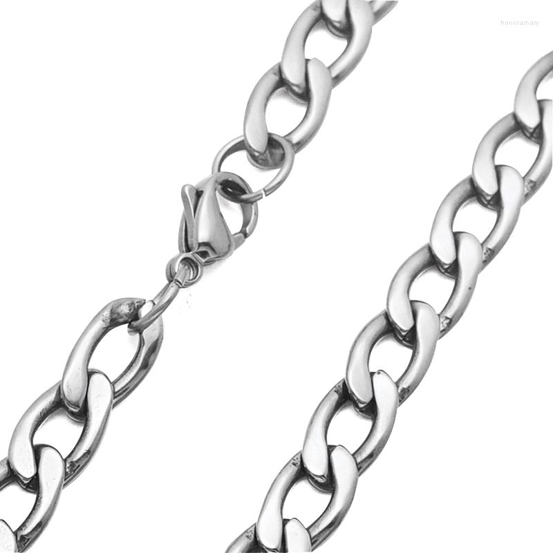 

Chains Men's Stainless Steel Cuban Curb Chain Necklace 20.5" Long 7.5MM Wide