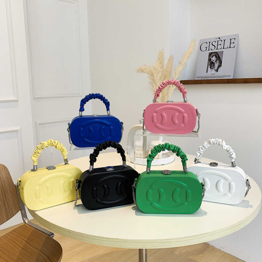 

50% OFF 2023 handbag French Box New Fashion Trend Western Style One Shoulder Crossbody Bag for Women, White12