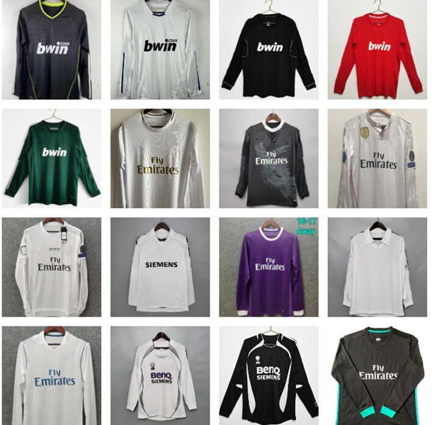 

2016 2017 2018 real madrids soccer jerseys 99 00 10 11 12 13 14 15 16 17 18 19 BALE BENZEMA MODRIC Retro football shirts Vintage ISCO SERGIO RAMOS MARCELO long sleeve shirt