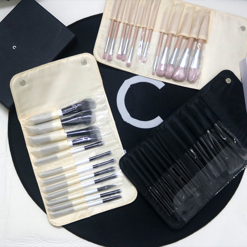 

Designer cosmetic brush bags organizer party classic letter C makeup brushes set case bag travel pouch makeup ladies lutch purses