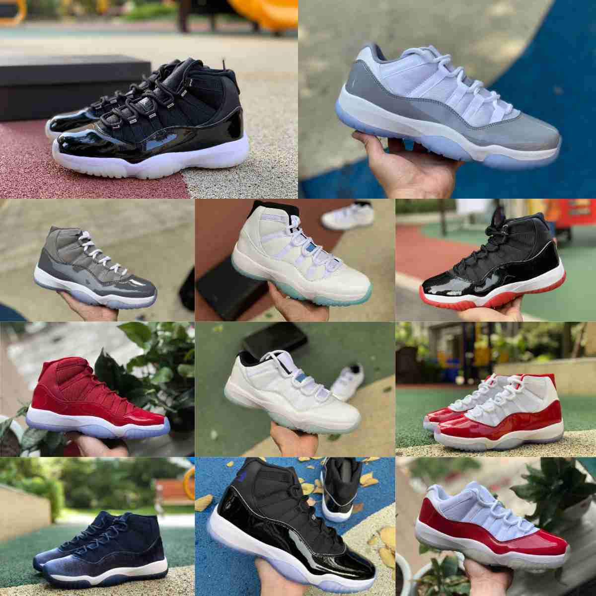 

Jumpman Cherry 11 11s High Basketball Shoes Men Women Retro White Jubilee COOL GREY Jorden Cement Grev Trainer Playoffs Bred Space Jam Gamma Blue Concord 45 Sneakers, Please contact us