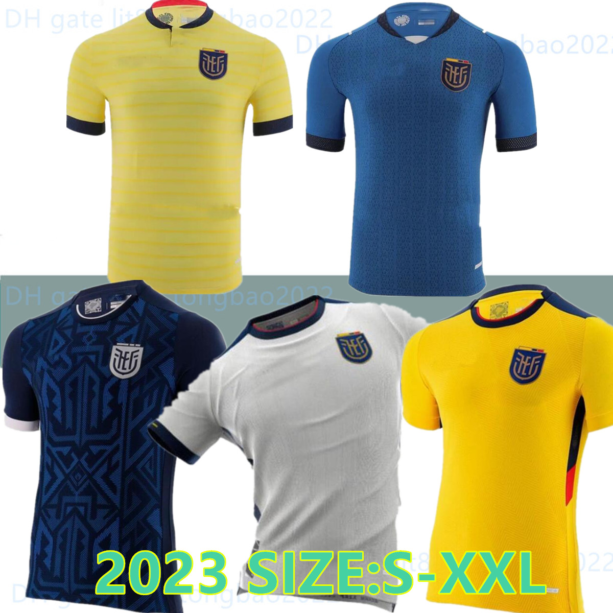 

Ecuador 2023 World Cup soccer jerseys Pervis Estupinan home away third 23 24 J. Cifuentes Gonzalo Plata Michael Estrada football shirts Sarmiento CAMPANA HINCAPIE, 2022 home