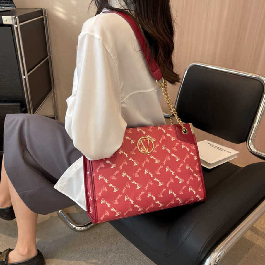 

27% OFF 2023 Fashion handbag Fashionable and Westernized Tote New High One Shoulder Crossbody Bag for Women, Red6