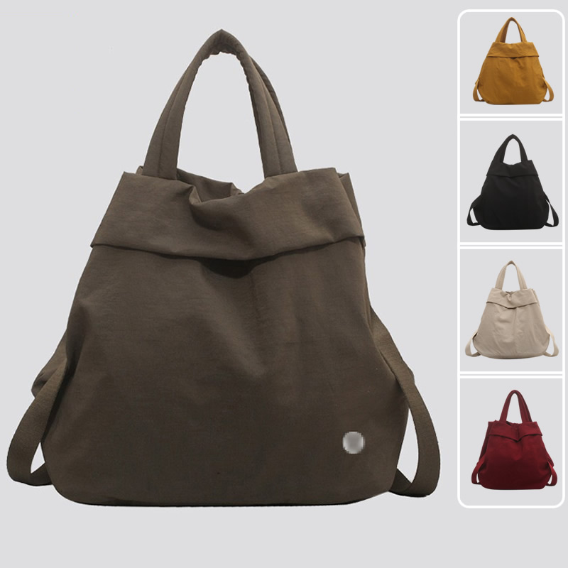

lu Yoga Bag Messenger bag Luxury Designer Shoulder Bags large capacity Women's Handbag City Backpack Versatile Gym Casual Bags Outdoor Sports Nylon tote bag