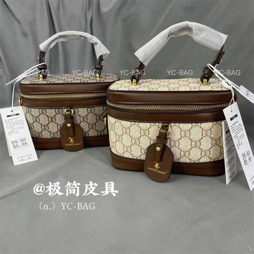 

32% 2023 handbag Lao Hua Fa Cai Tou Handheld Square New Single Shoulder Fashion Small Live Crossbody Bag, Brown6