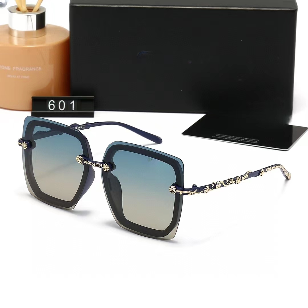 

TOP Designer square lens sunglasses for women,luxury retro rimless outdoor sunglasses