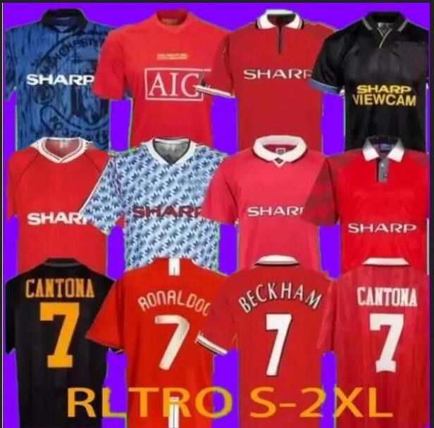 

Retro United 1994 1996 1998 2000 2002 2004 Soccer jersey MAN football Giggs SCHOLES Beckham RONALDO CANTONA Solskjaer Manchester 07 08 93 94 96 97 98 99 86 88 90 91 UT, Adult size