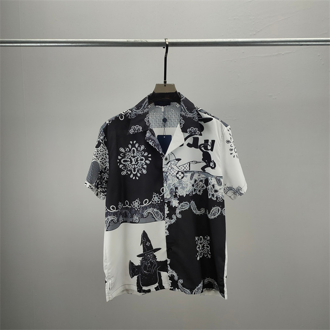 

1 Men Designer Shirts Summer Shoort Sleeve Casual Shirts Fashion Loose Polos Beach Style Breathable Tshirts Tees Clothing Q85