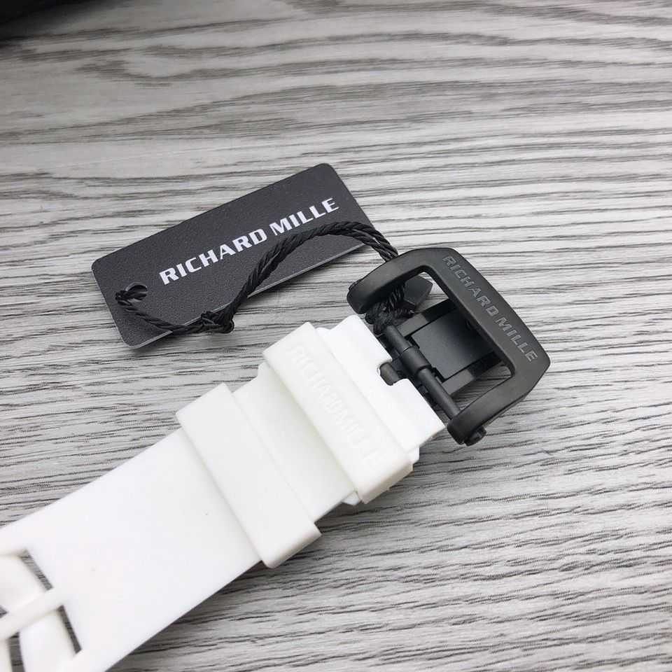 

Super mechanical chronograph wrist watches Rm50-03 men's series carbon fiber multi-function luminous Designer Amazing High quality one, Green