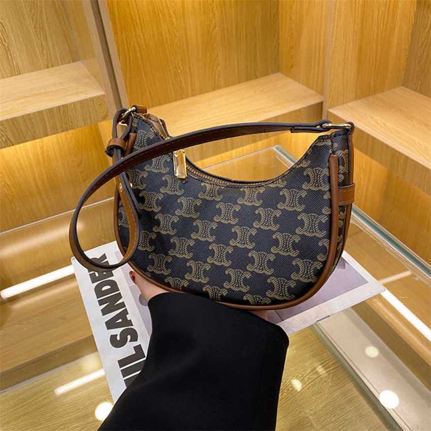 

21% OFF 2023 handbag New Simple Fashion Letter Printing Women's Shoulder Underarm Bags, White10