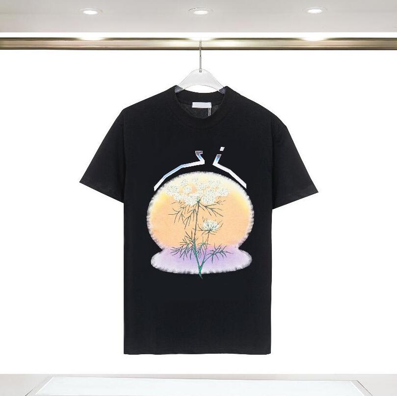 

Summer Designer t Shirt for Mens Cotton T-shirt Men Pullover Tee with Letters Printing Women Casual Short Sleeved Tshirt -2XL 3XL, Black