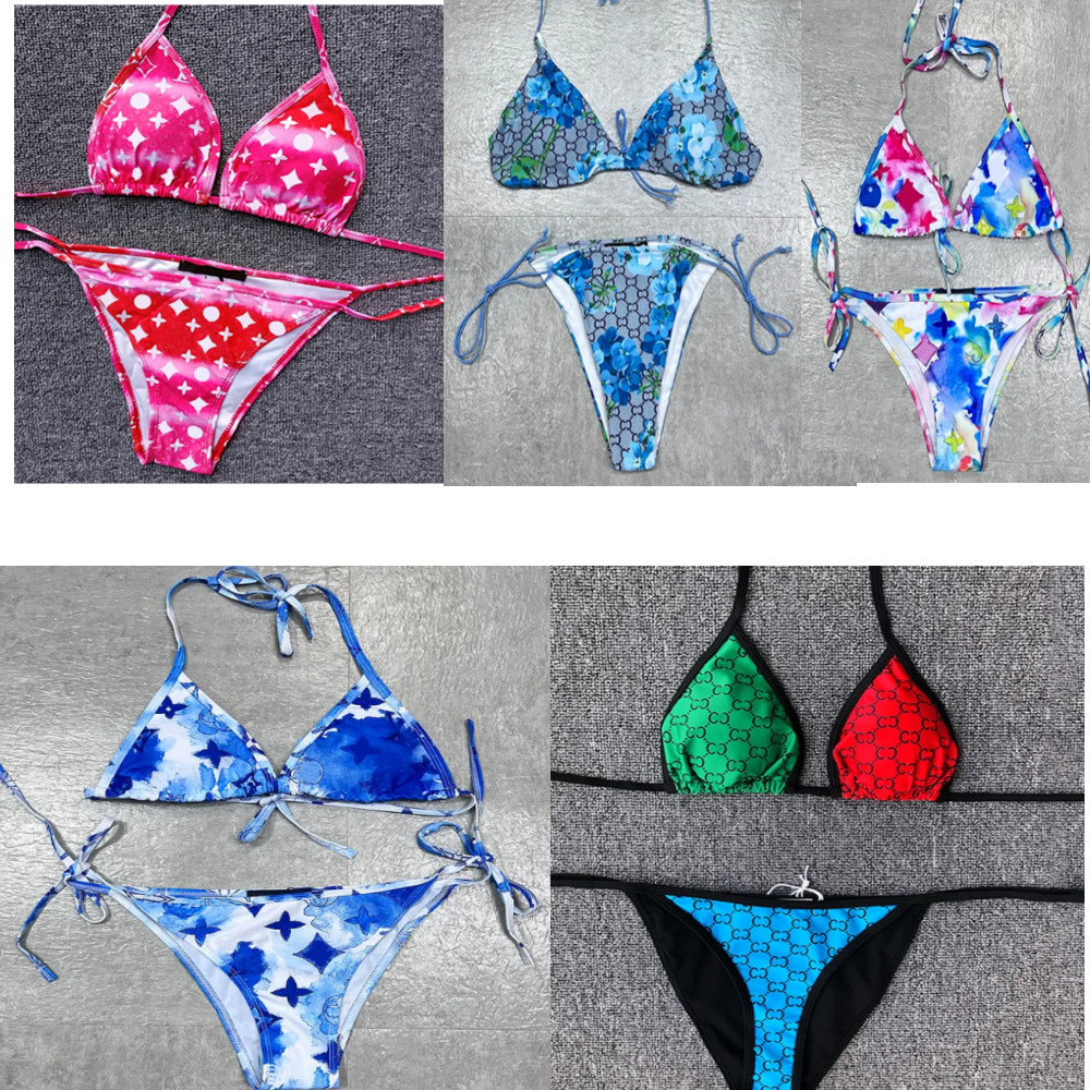 

Bikinis Women Designer Swimwear Sexy Bandeau Bikini Swimsuit Womens Swimwears Brazilian Set Maillot De Bain Femme Swim Wear Suit, 2#