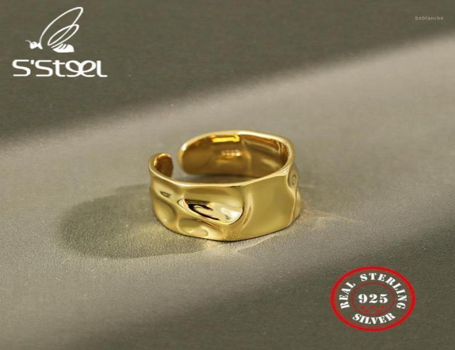 

Cluster Rings Irregular 925 Sterling Silver Female Resizable Korea Ring Handmade Anillos Plata Para Mujer Bijoux Femme 2021 Jewelr8166074
