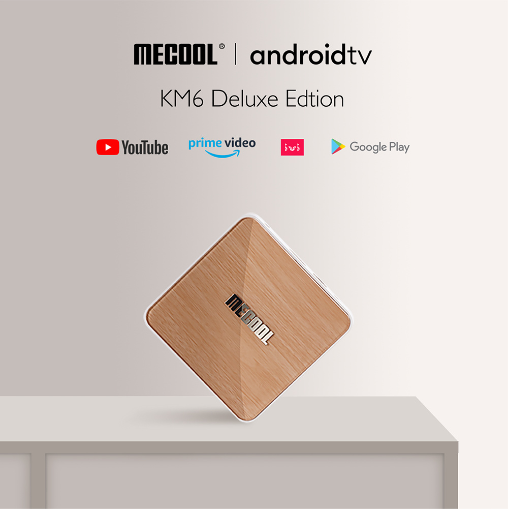 

Mecool KM6 Deluxe ATV Box Android TV 10.0 Amlogic S905X4 4GB 64GB 2.4G 5G Wifi 6 Widevine L1 Google Play Prime Video 4K Voice Set Top Box