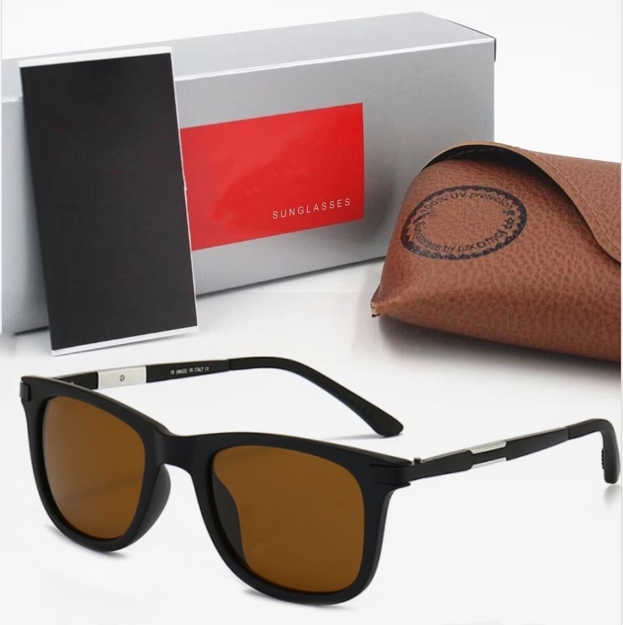 Men Rao Baa Sunglasses Classic Brand Retro Men Sunglasses Luxury Designer Eyewear Ray Metal Frame Designers Sun Glasses Bans Woman AJ 4239 with box