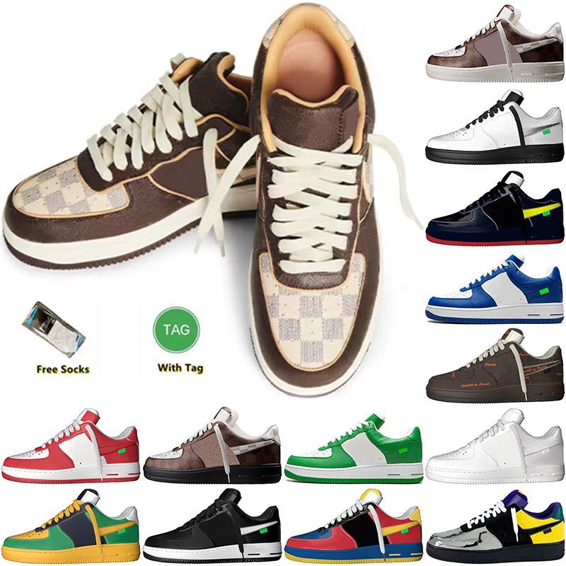 2023 Designer 1 Chaussures de course Hommes Femmes un classique triple noir blanc formateurs Sports de plein air Baskets Marche Jogging Plate-for