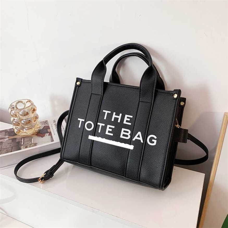 

21% OFF 2023 handbag Women's New Fashion Printing Letter Tote Handbag One Shoulder Crossbody Bag, Black printing style