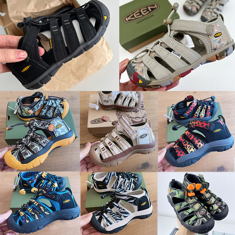 

Keens Kids Shoes Sandals wading shoe boys gilrs Children Sneakers kid trainers non-slip designer shoe Toddler youth baby Girls Outdoor black size 26-35