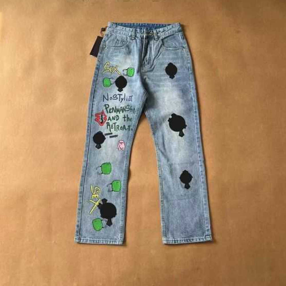 

Designer Clothing Mens Jeans Denim Pants Chromes Cross Ch Jeans Designer Make Old Washed Straight Trousers hearts Letter Prints for Women Men Casual Long Style 2024