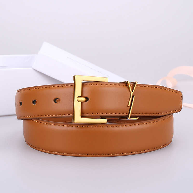 Women Leather Belt Fashion Classic Needle Buckle Jeans Casual Belts Width 2.3cm Luxury Designer Arc De Triomphe Waistband High-quality Wholesale