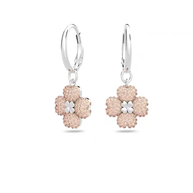 

High version flower four-leaf clover Bella-style earrings women's earrings women