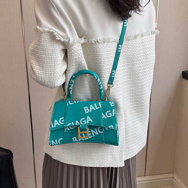 

50% OFF 2023 handbag New Korean Edition INS Classic Fashion Versatile Letter Printing One Shoulder Crossbody Handbag Bags Women's Bag, Grey5