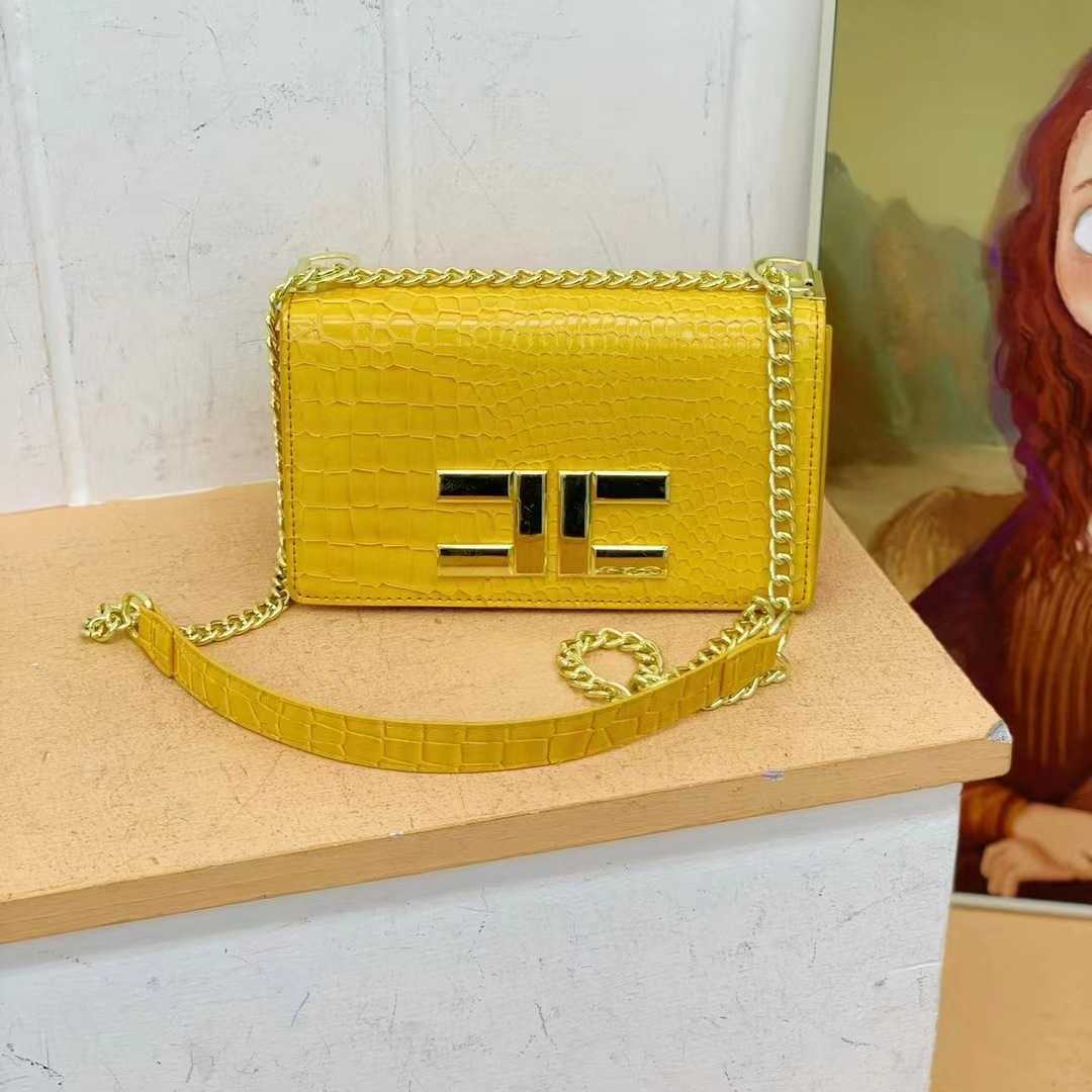 

50% OFF 2023 Fashion handbag New Snake Skin Pattern Colorful Women's Candy Chain Shoulder Crossbody Bag, Yellow16