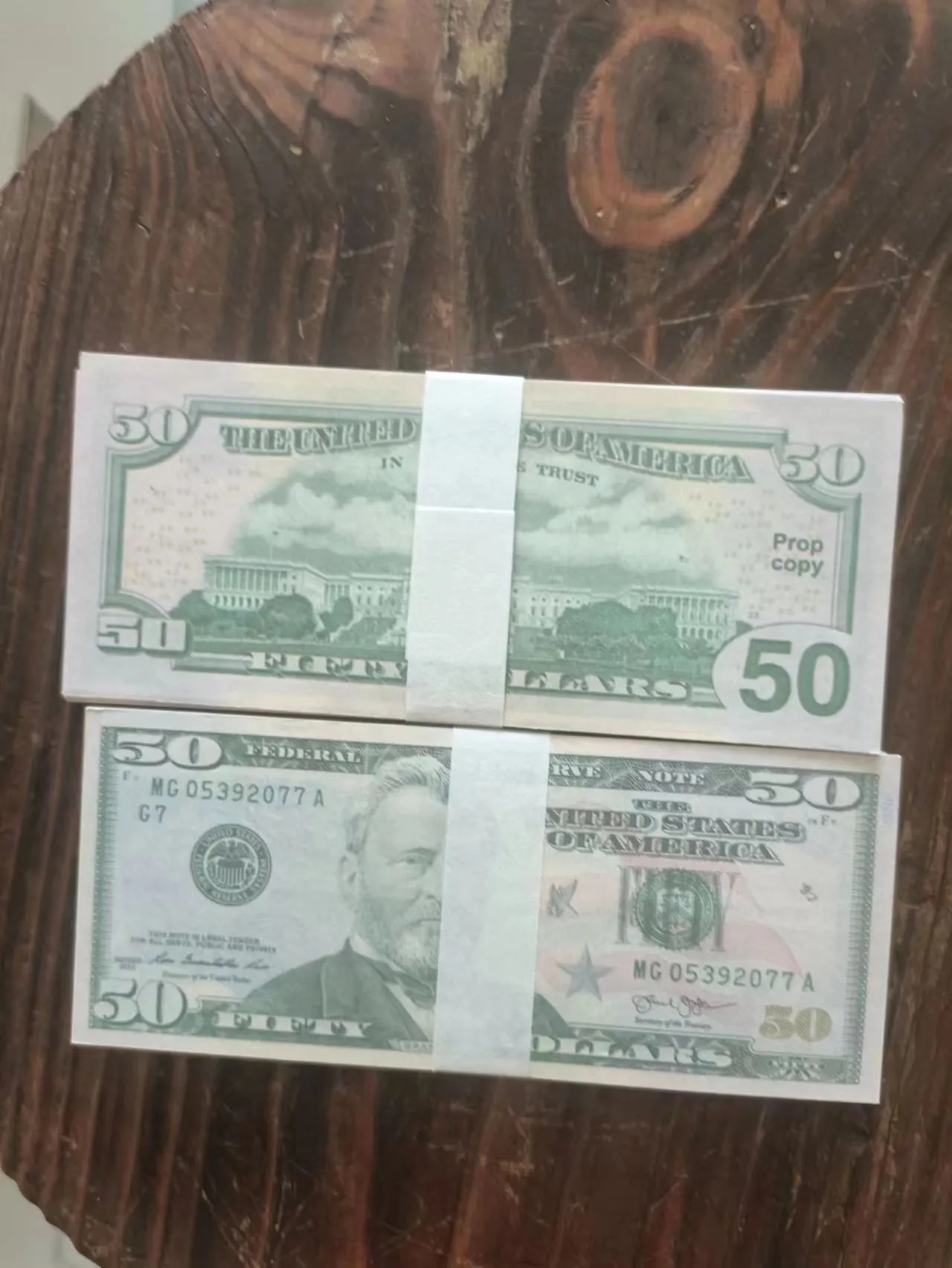 

Party Supplies Prop money Movie Banknote Paper Novelty Toys 20 50 100 Dollar Currency Fake Money