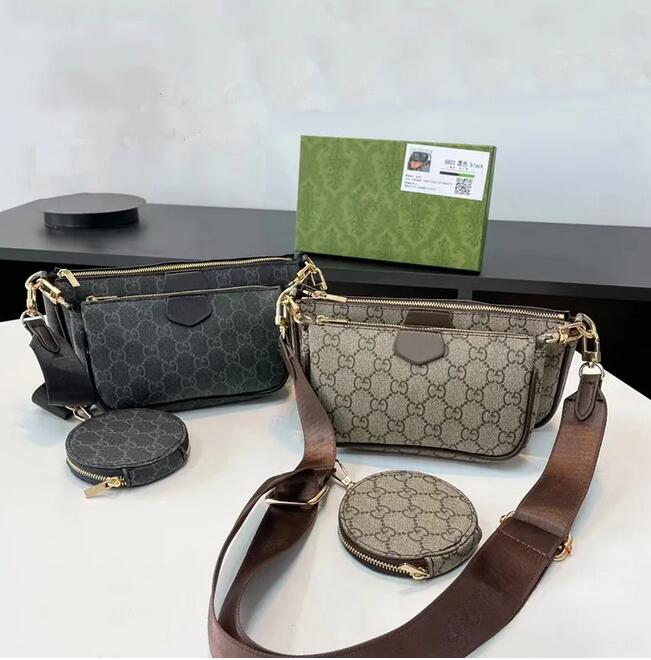 

Women Chain Bags designer woman GGity bag totes Wallet Messenger Leather Handbags Shoulder Crossbody GG bag Monograms Bag Luxurys lady 3pc messenger Purse, Outer packing bag