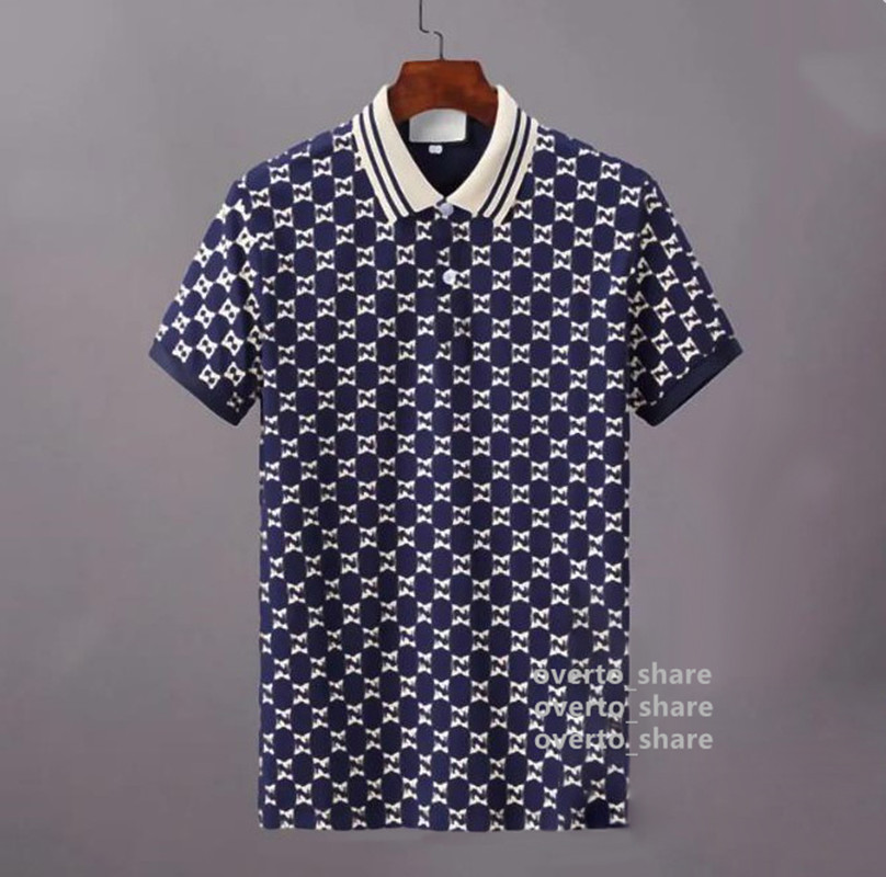 

Classic Mens Polos stylist polo High Street Fashion Casual Summer Business lapel Top Tees Many colors are available Size M-3XL