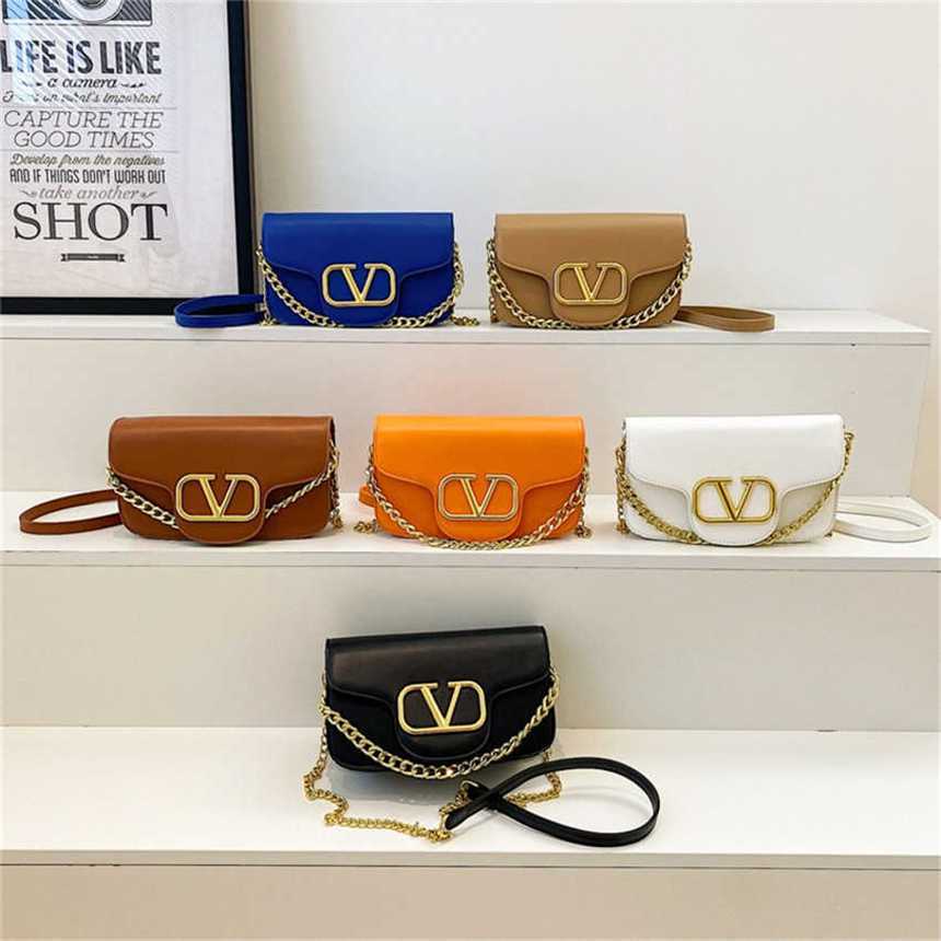

32% 2023 Fashion handbag Baobao Women's New Simple and Fashionable Candy Color One Shoulder Crossbody Versatile Letter Small Square Bag Tide, Black15