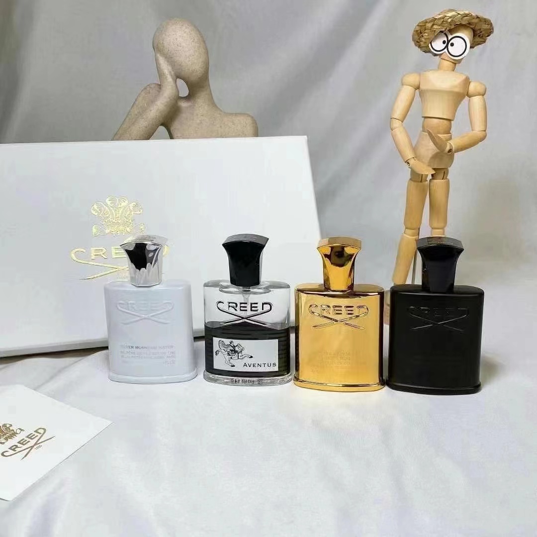

Hot Sale Creed Perfume New 4-piece Set perfume Cologne Men's Silver Landscape/aventus/Green Ireland Tweed/Millesime Imperial 30Ml Fast Delivery