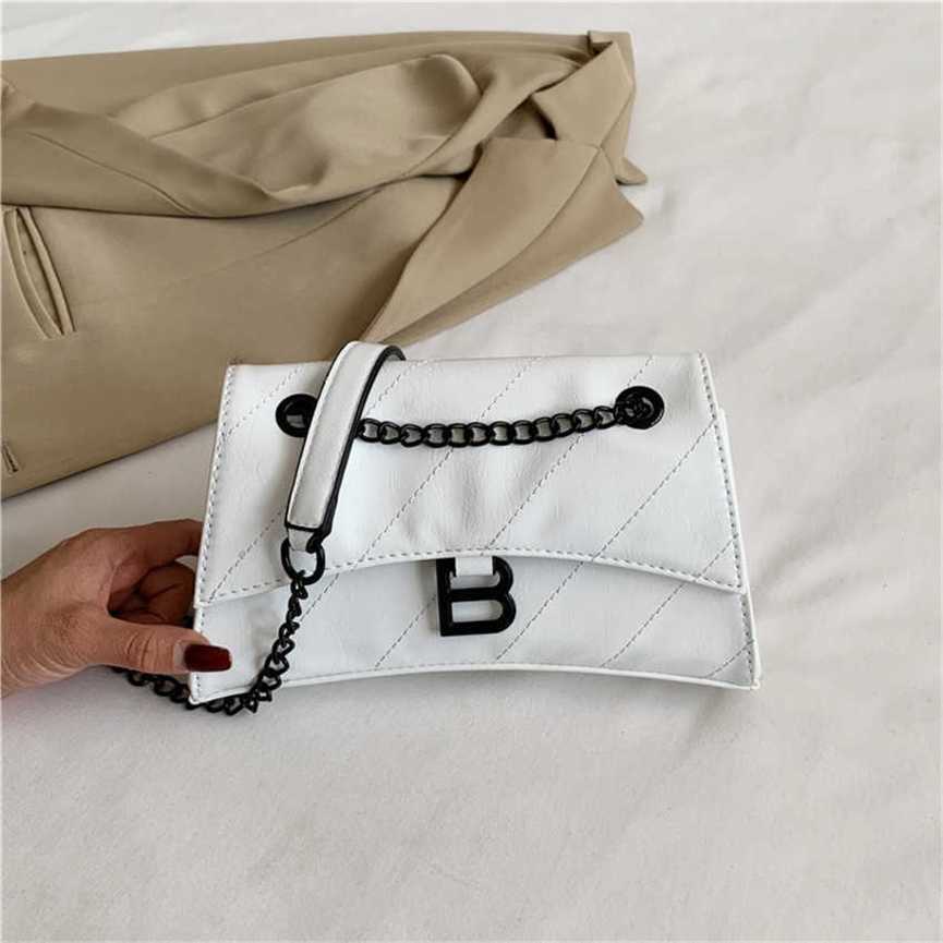 

30% OFF 2023 handbag One Shoulder Casual Winter New Texture Chain Fashion Western Style Women's Bag, Sky blue