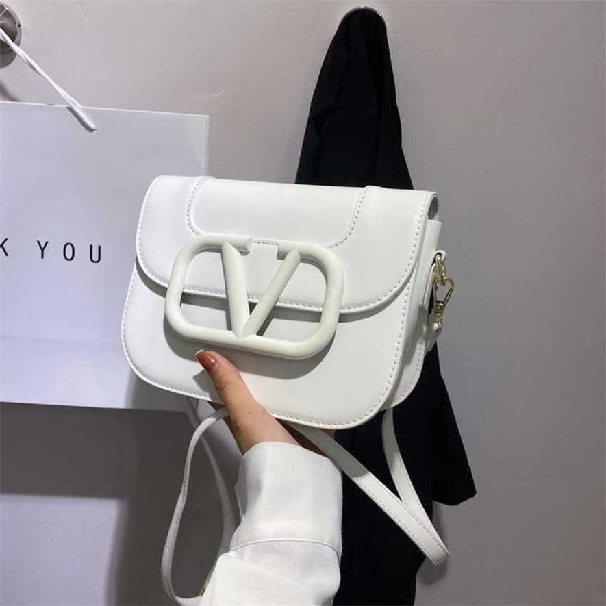 

13% OFF 2023 handbag New Fashion Cute One Shoulder Small Square Fresh Sweet Elegant Women's PU Crossbody Bag, White15