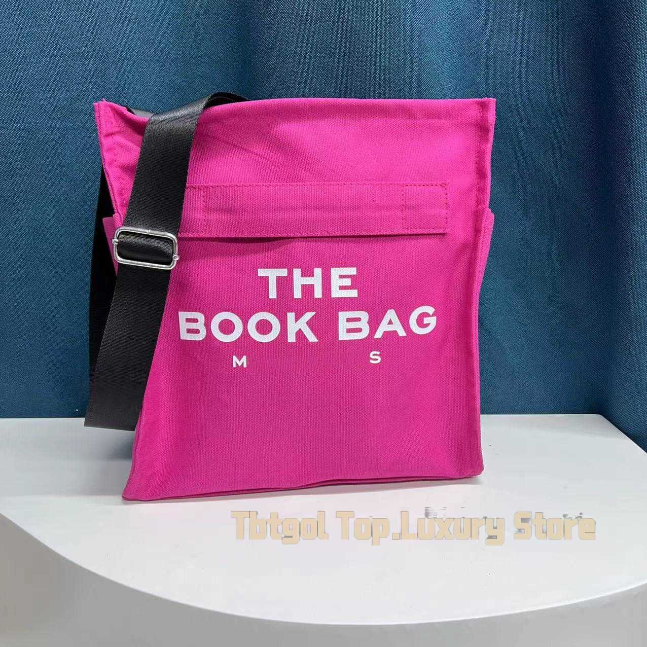 

Designer tote bag ladies canvas slanting book bag campus students shopping bags decorative multifunctional twill with letters LOGO, Color 6