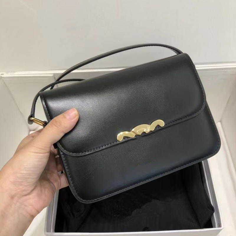 

Designer bags bag Triomphe handbag female bag all-in-one retro clamshell small square bag single shoulder crossbody bag