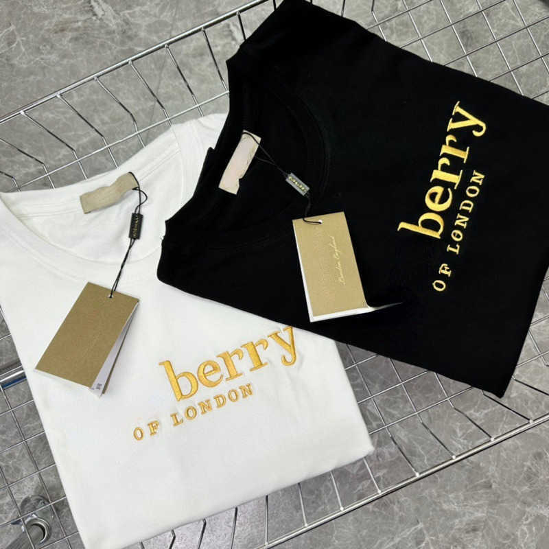 

3d embroidery t shirt short sleeve tshirt men women sweatshirt burb designer t shirts pullover tee cotton oversized t-shirt 4xl 5xl, White