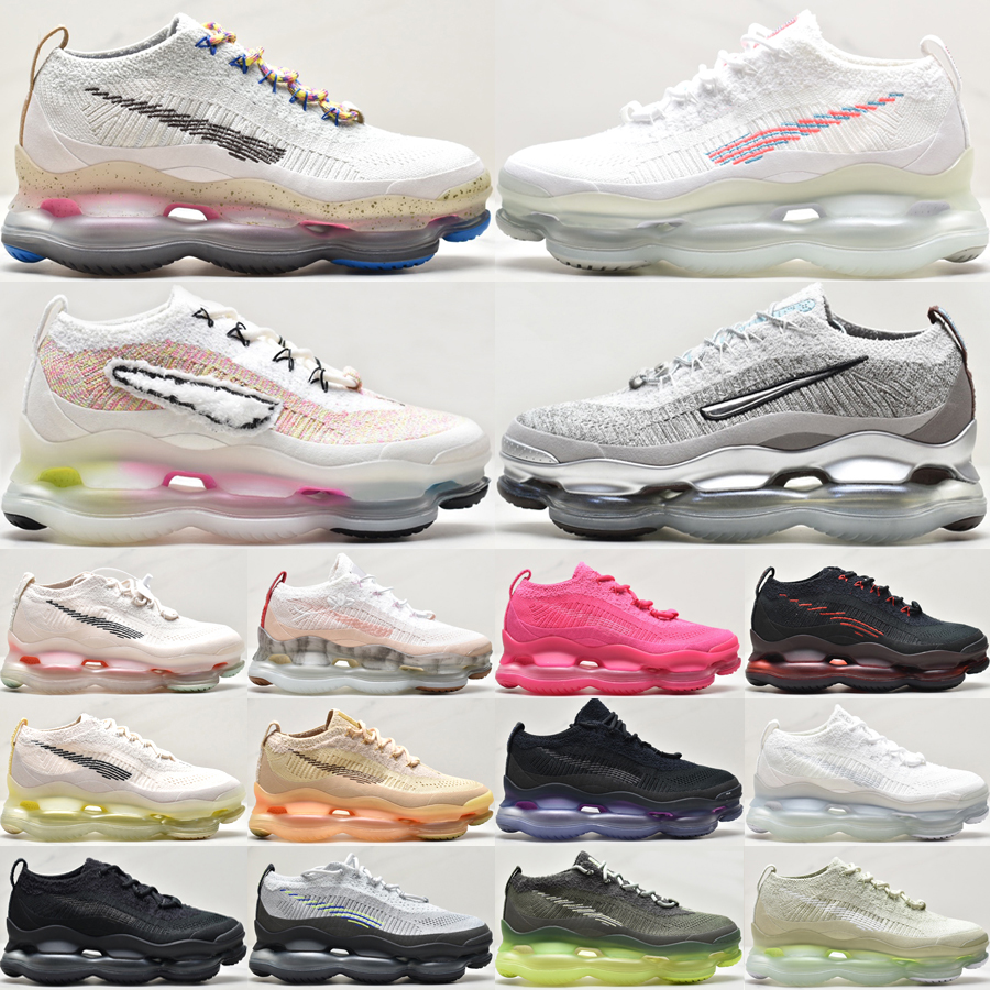 

Top Airmaxs Scorpions FK Men Women Running Shoes Sock Knit Designer Triple Pink Black Lunar New Year Leap High Lemon Wash Hiking Outdoor Sneakers Size 36-47, #05 white black