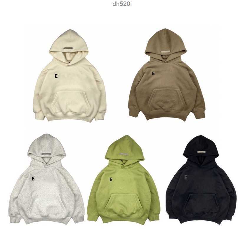 

Kids Sweatshirts Girls Boys Designer Ess Warm Pullover Hoodies Youth Toddlers Clothes Chirldren Streetwear Loose Lovers Tops Coats6jzw, Black