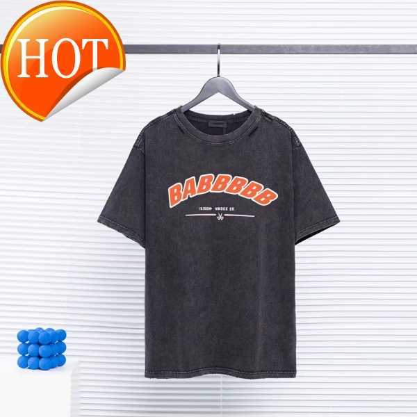 

Men's T Shirts tide brand angel letters direct jet printing short-sleeved t shirt street online celebrity youth spring and summer