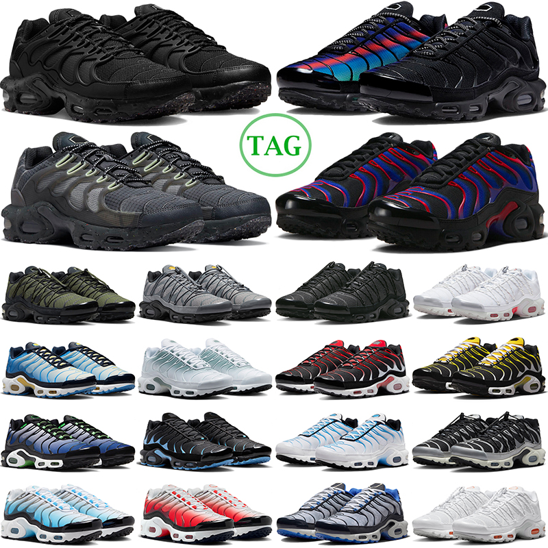 

terascape tn plus running shoes for men women tns Unity Olive Black Yellow Reflective Hyper Jade University Blue Social FC Oreo mens trainers outdoor sports sneakers, #35