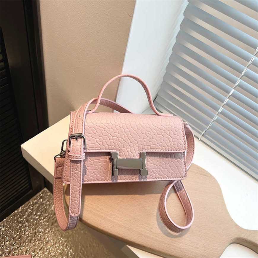 

23% 2023 handbag New Fashion Stone Small Square Elephant Pattern Western Style Handbag Textured Shoulder Simple Crossbody Bag, Stone grain white