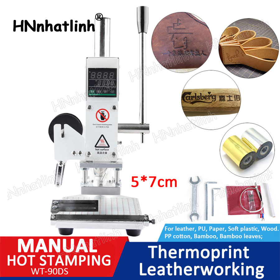 Wholesale WT 90DS Hot Foil Stamping Machine Press Simulator Paper Wood PVC  Card Leather Printer Embossing Machine For Leather With Positioning Slider  5*7 8*10 10*13CM From Mofiabright, $198.2